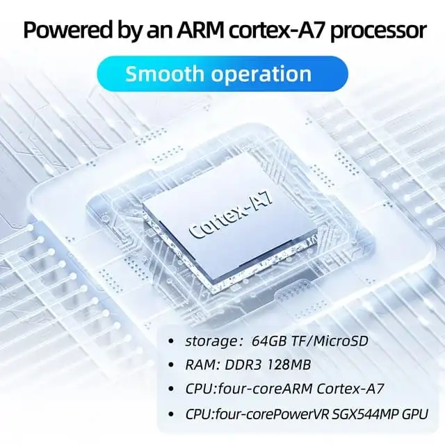 Miyoo Mini Plus ARM Cortex-A7 dual-core de 1,2GHz