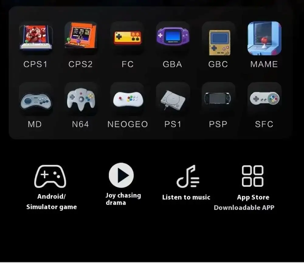 GAMEMT E6 MAX Emulators