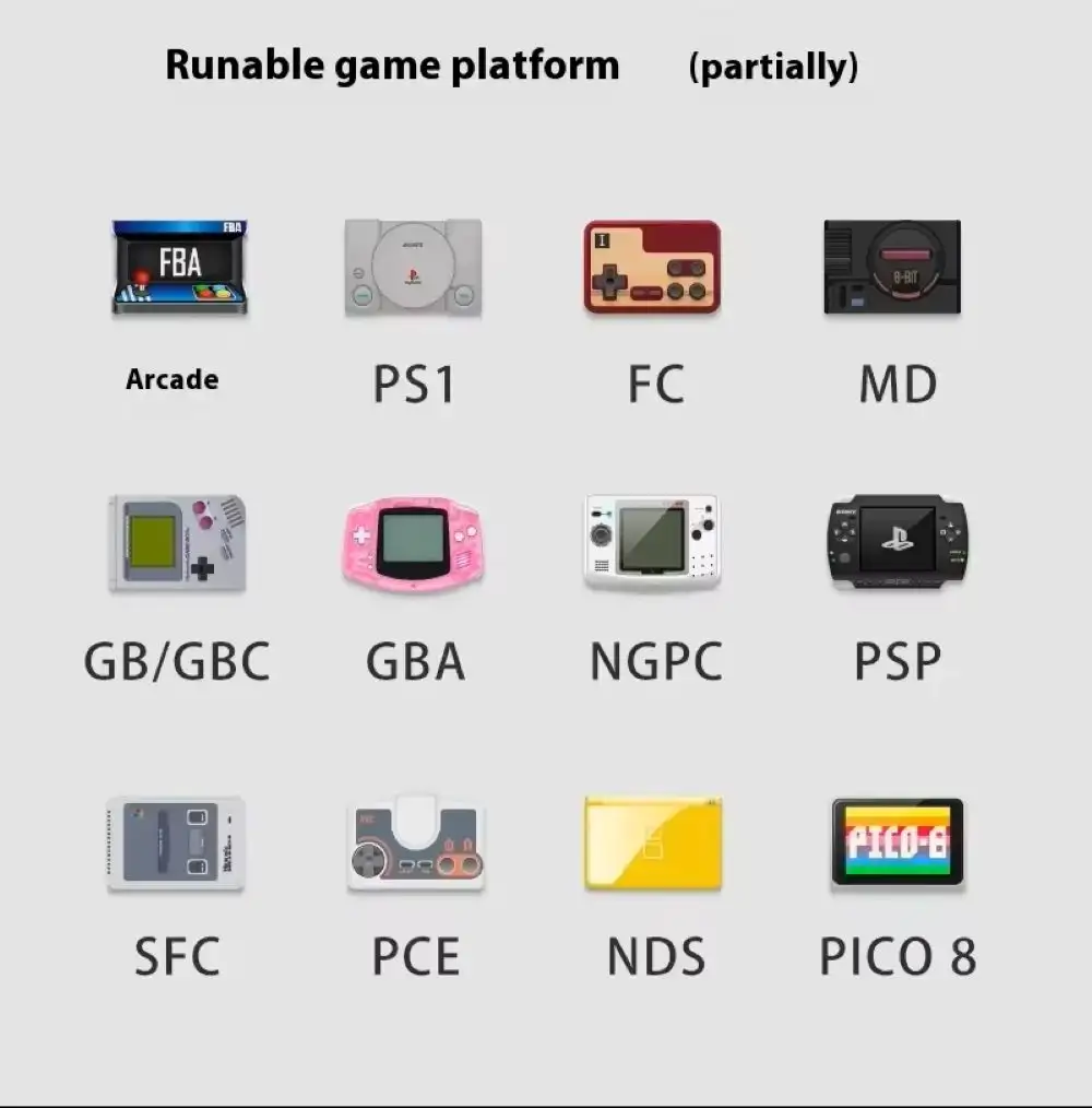 Game Kiddy GKD Pixel 2 emulators