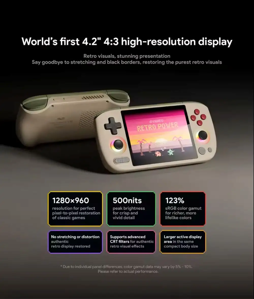 AYANEO Pocket Air Mini screen