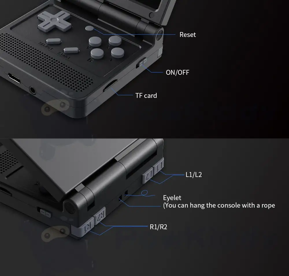 Powkiddy v90 buttons