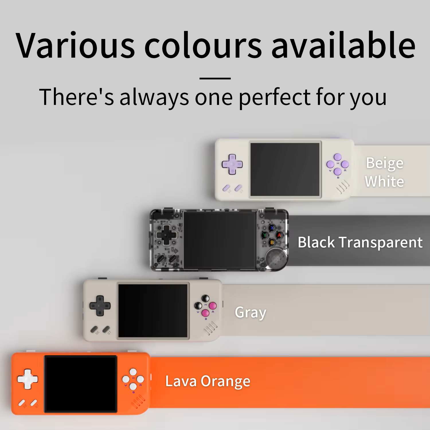 Anbernic RG28XX colors