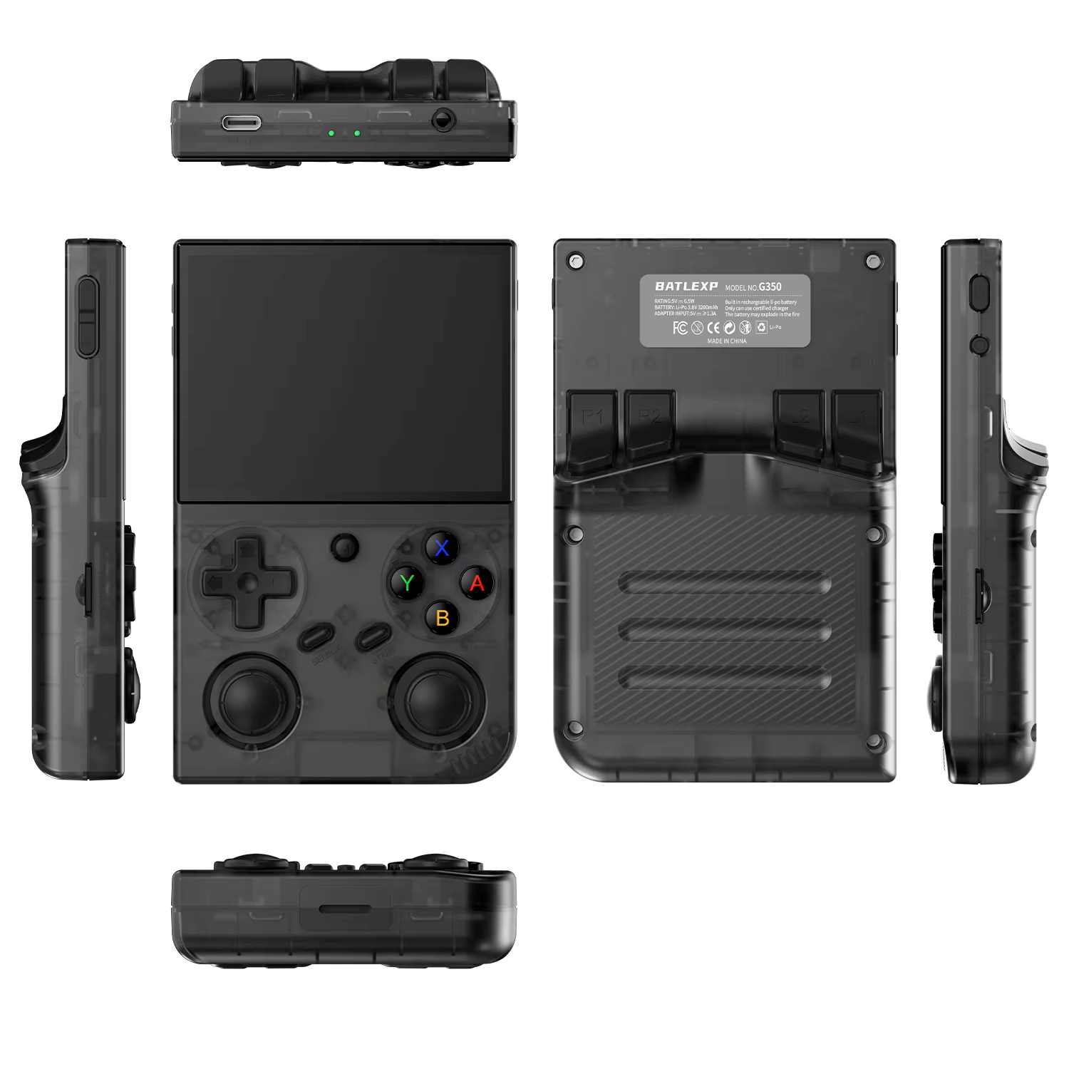 battle xp g350 front and back