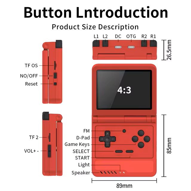 powkiddy v90s buttons