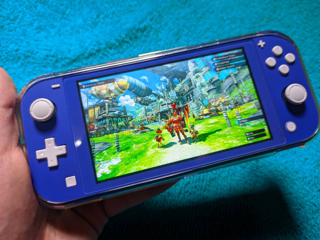 Nintendo Switch Lite monster hunter Nintendo Switch Lite monster hunter