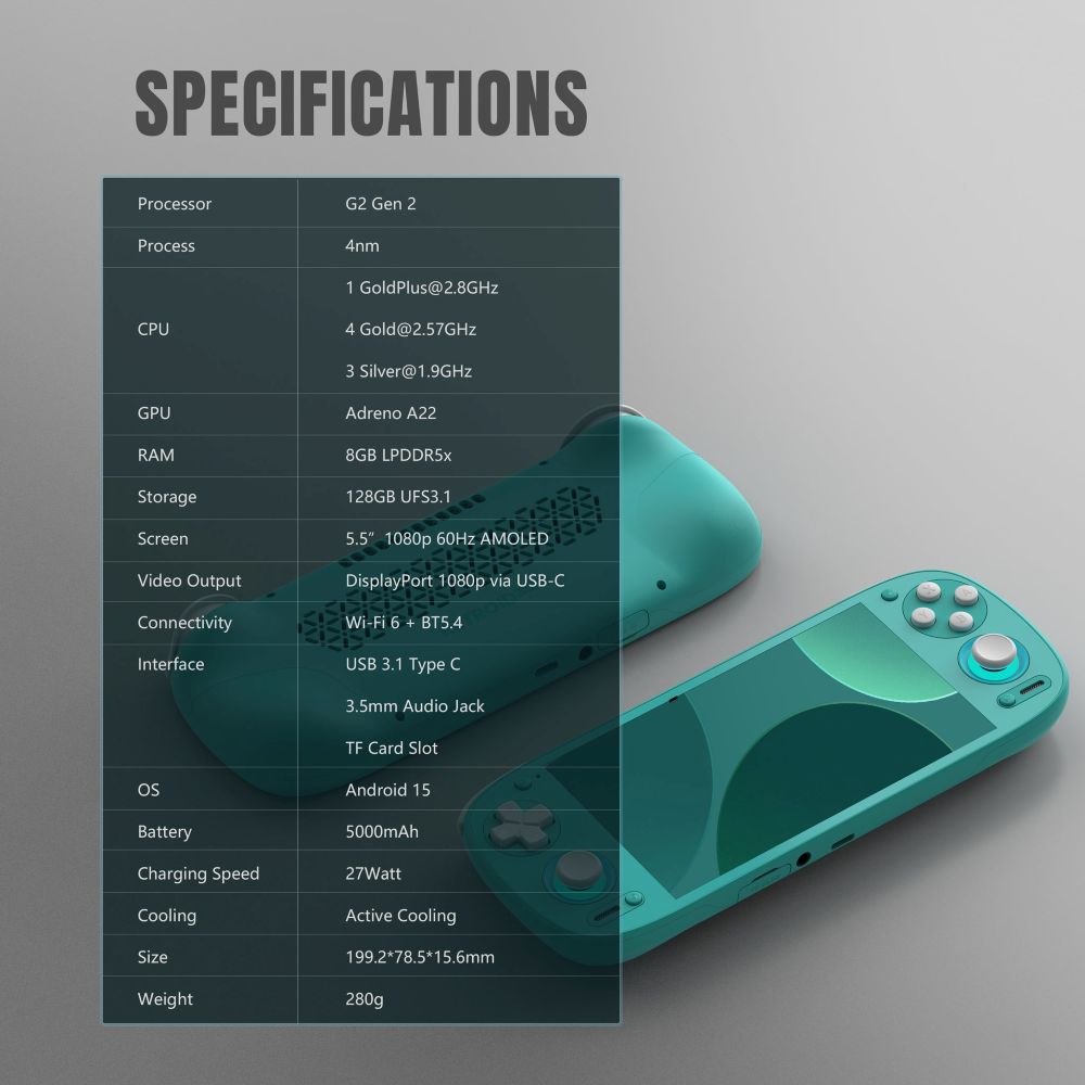 Retroid Pocket G2 connectivity