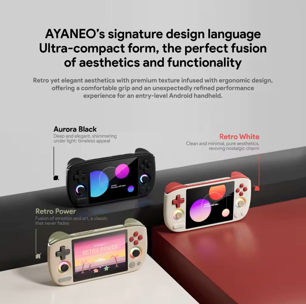 AYANEO Pocket Air Mini colors