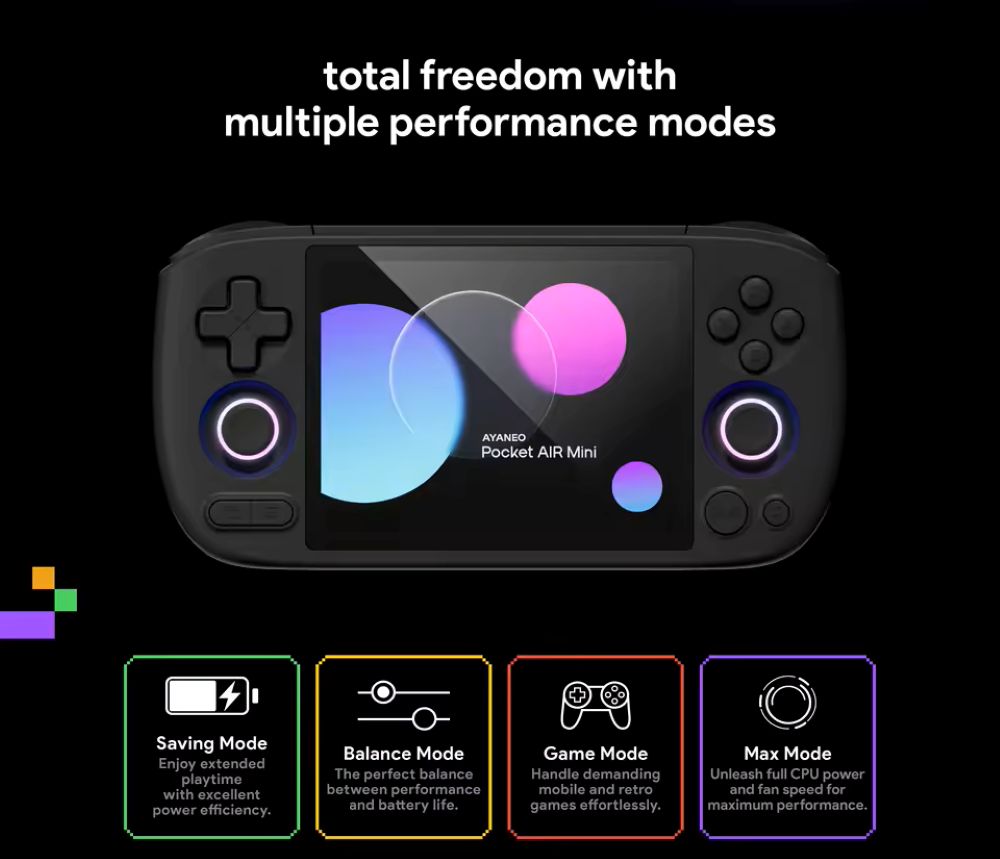 AYANEO Pocket Air Mini connectivity