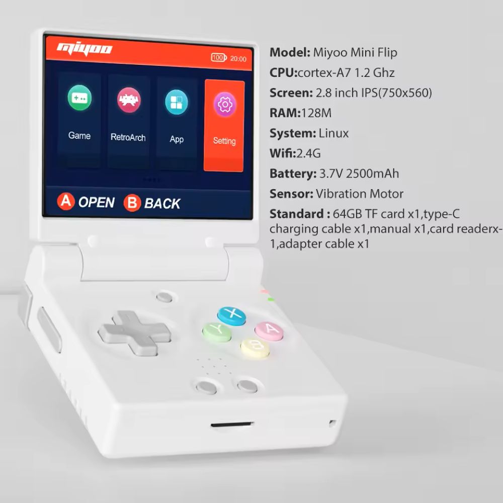 Miyoo Mini Flip battery