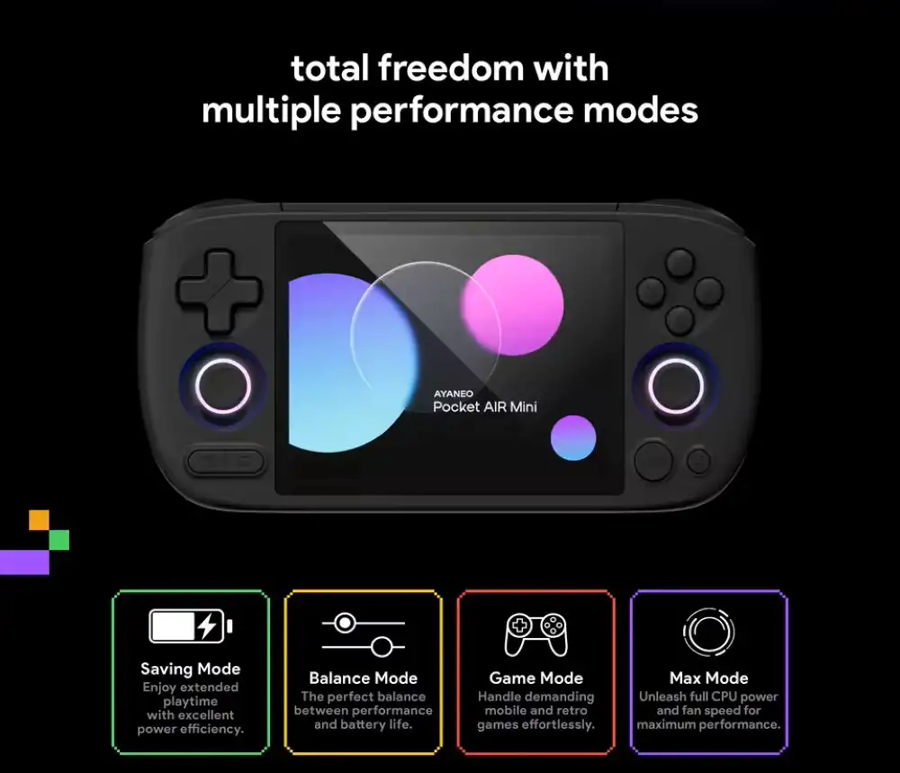 AYANEO Pocket Air Mini connectivity