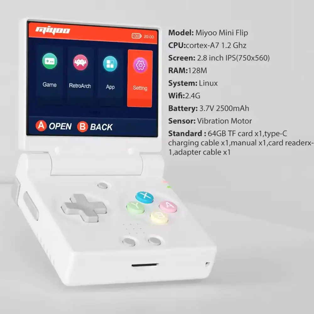 Miyoo Mini Flip battery